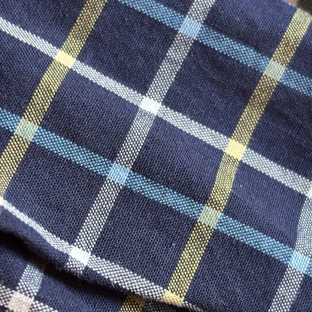 Baby Blue Plaid Carters Button Down 3M Shirt Onesie Baby Boy Blue Long Sleeve
